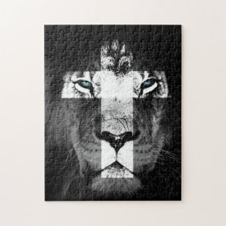 Lion Cross Jigsaw Puzzle