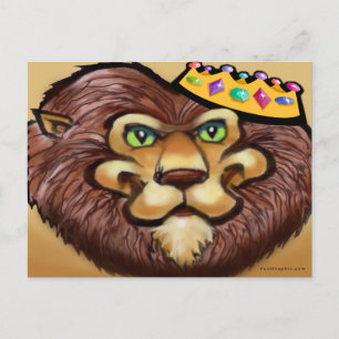 Lion Crown Postcard