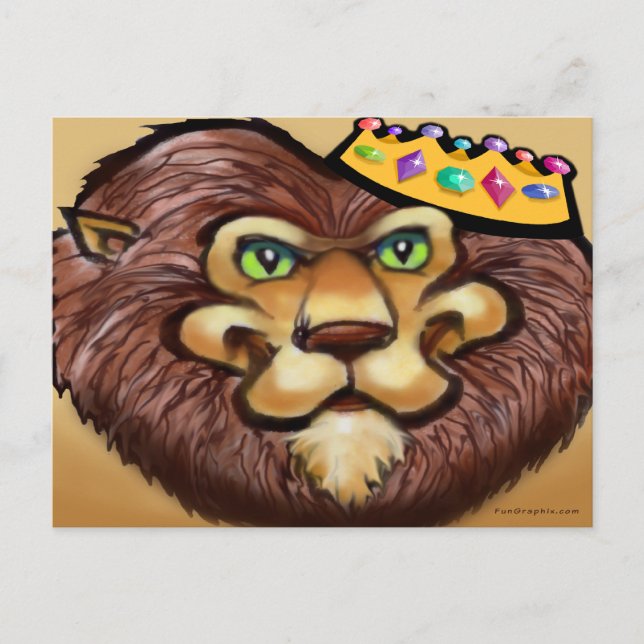 Lion Crown Postcard (Front)