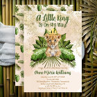 Lion Cub A Little King Is On His Way Baby Shower
