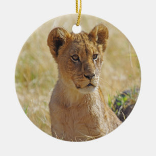 Lion Cub Christmas Ornament