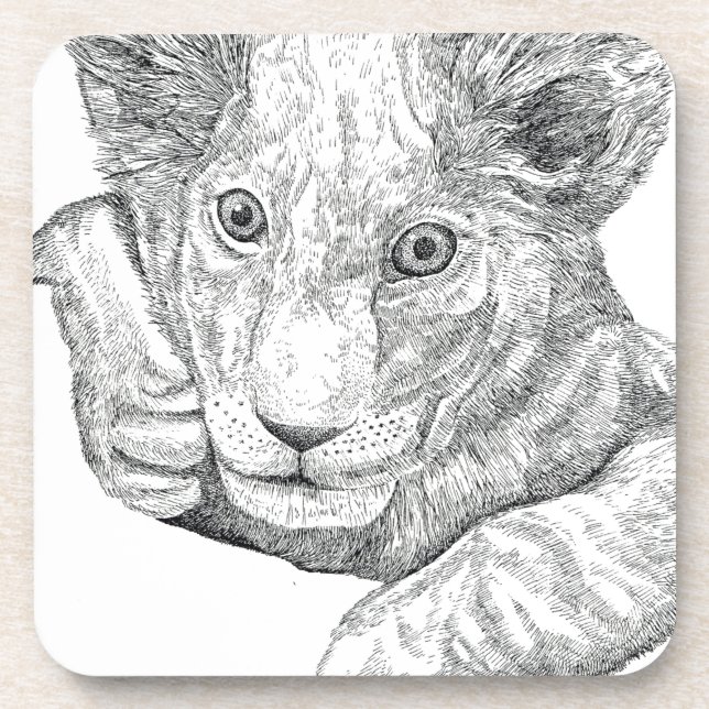 Lion Cub Coaster (Front)