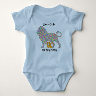 Lion Cub In Training Baby Baby Bodysuit