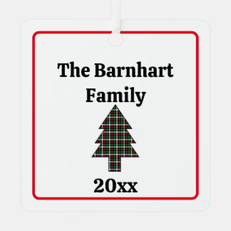 Lion Cub Personalise Name Photo Christmas Metal Tree Decoration