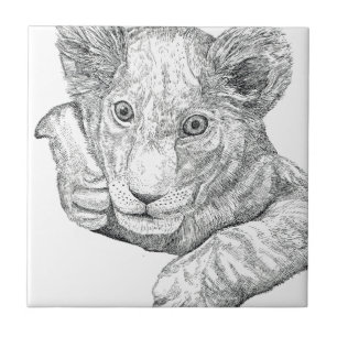 Lion Cub Tile