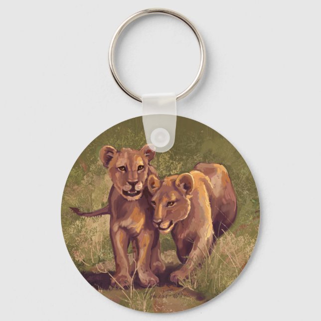 Lion Cubs Key Ring (Front)