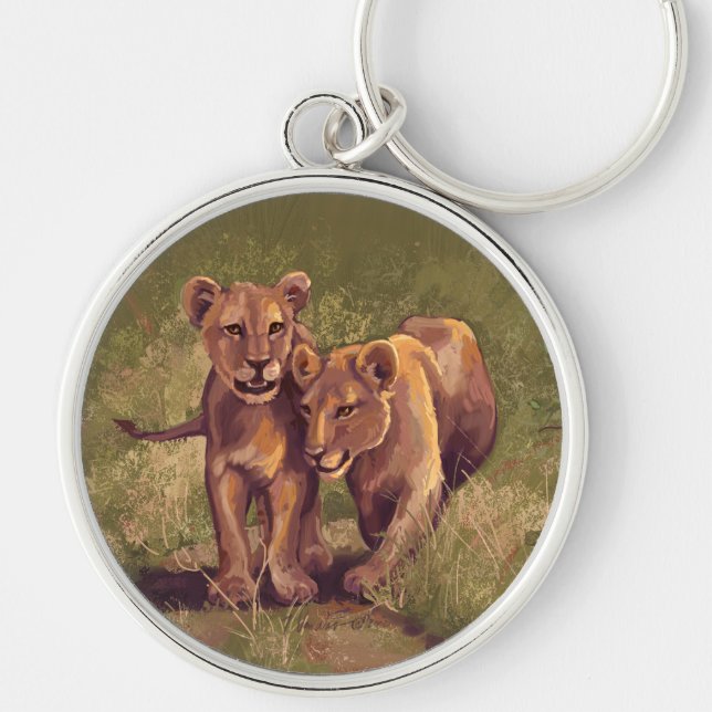 Lion Cubs Key Ring (Front)