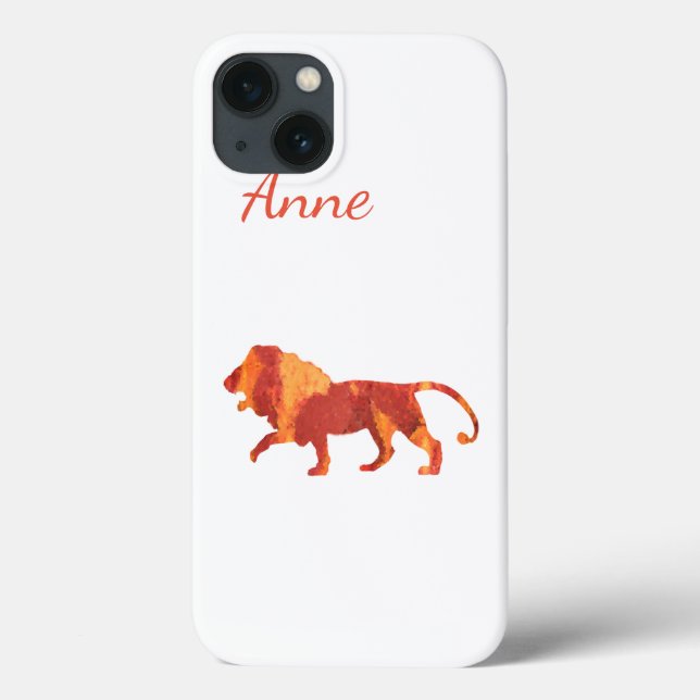 Lion Custom Case-Mate iPhone Case (Back)