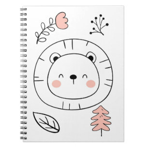Lion Cute Lion Hand Drawn Notebook