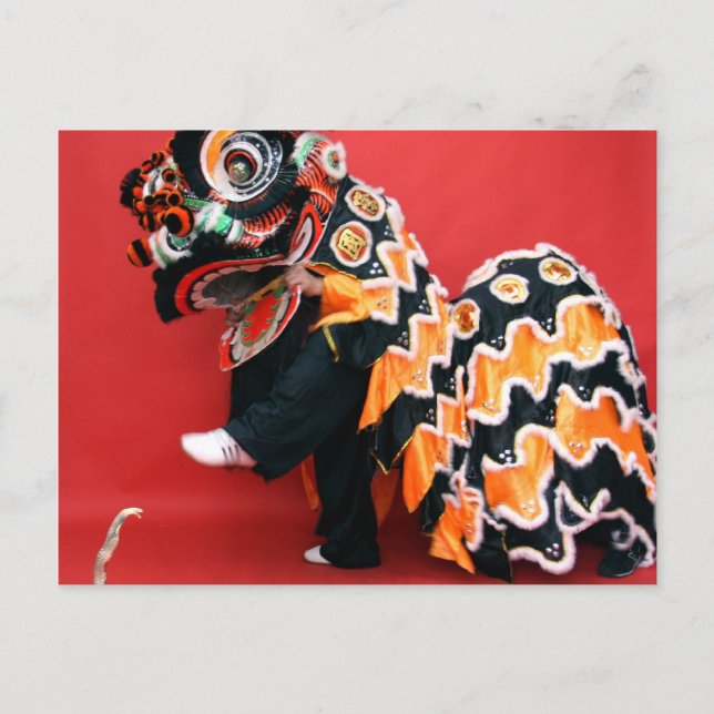 Lion Dance Post Card (Front)