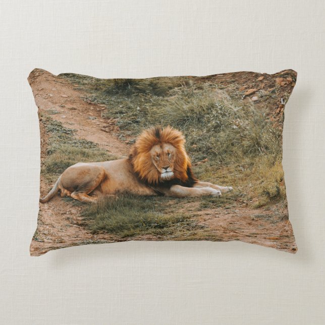 LION DECORATIVE CUSHION (Front)