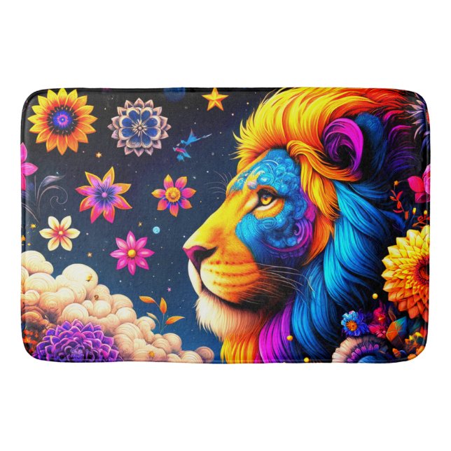 Lion Design Bath Mat (Front)