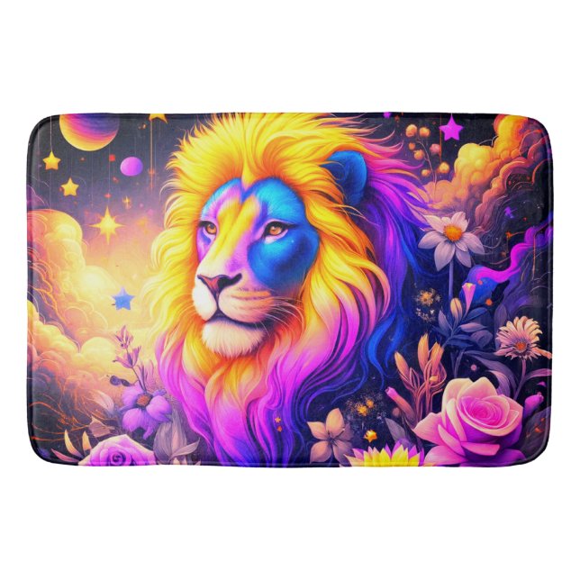 Lion Design Bath Mat (Front)