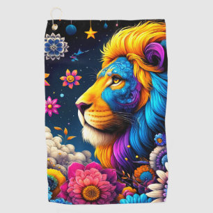 Lion Design Golf Towel