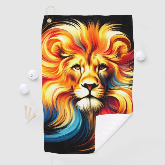 Lion Design Golf Towel (InSitu)