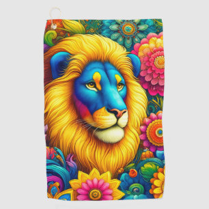Lion Design Golf Towel