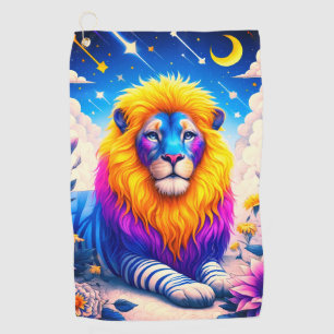 Lion Design Golf Towel