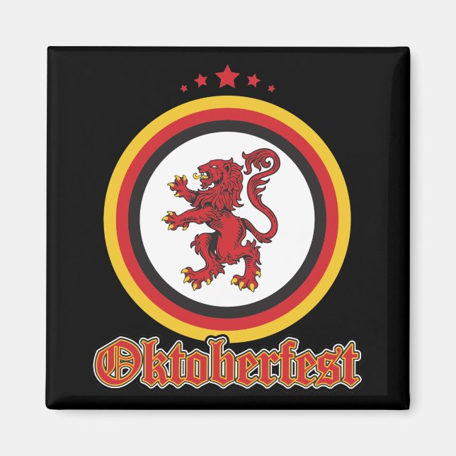 Lion-Design-Oktoberfest Magnet (Front)