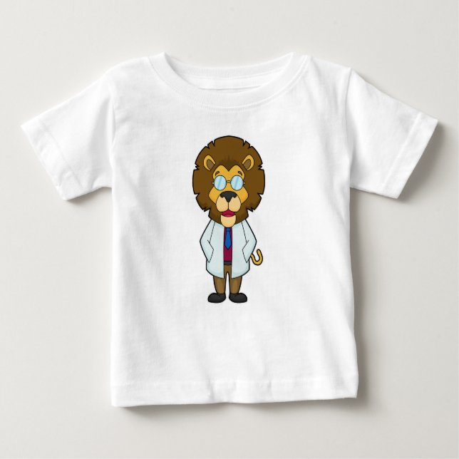 Lion Doctor Doctor's coat Baby T-Shirt (Front)