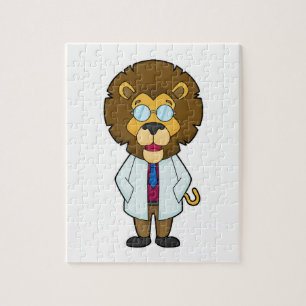 Lion Doctor Doctor's coat Jigsaw Puzzle