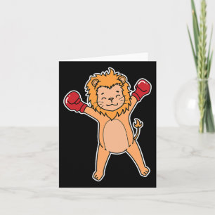 Lion Does Boxing Card