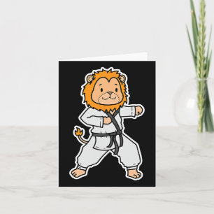 Lion Does Karate Card