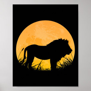 Lion Easy Halloween Outfit Lionet Cub Moon Costume Poster