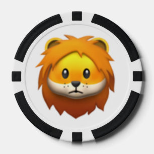 Lion - Emoji Poker Chips