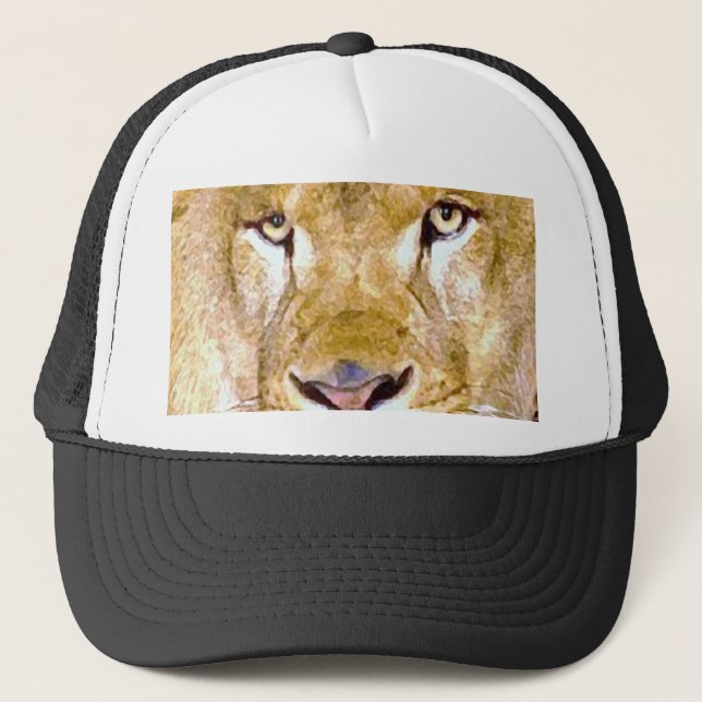 Lion Eyes Trucker Hat (Front)