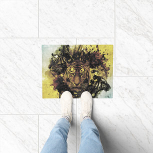 lion face doormat