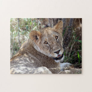 lion face jigsaw puzzle