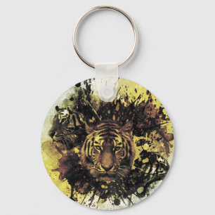 lion face key ring
