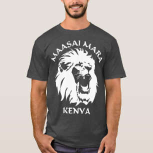 Lion Face Maasai Mara Kenya National Reserve T-Shirt