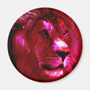 Lion Face Magnet