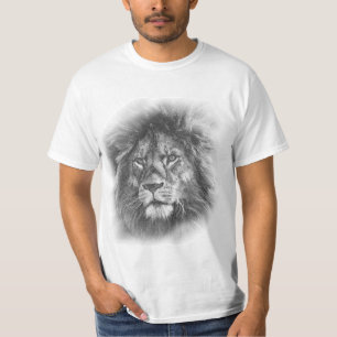 Lion Face Men's Modern Elegant Template  T-Shirt