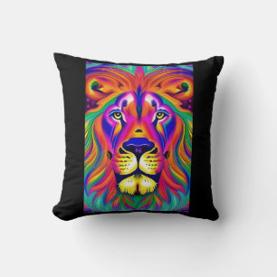 lion face pillow