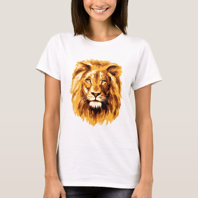 Lion face T-Shirt (Front)