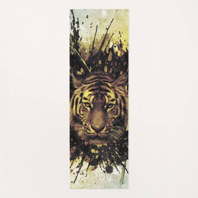 lion face yoga mat (Front)