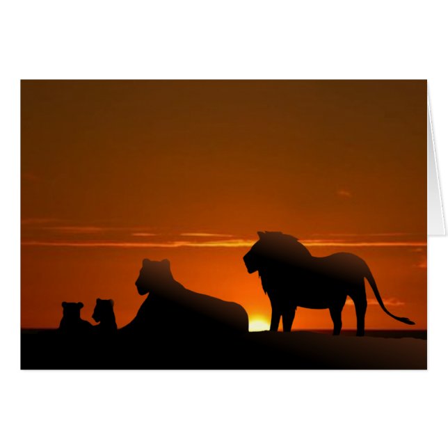 lion family (Front Horizontal)