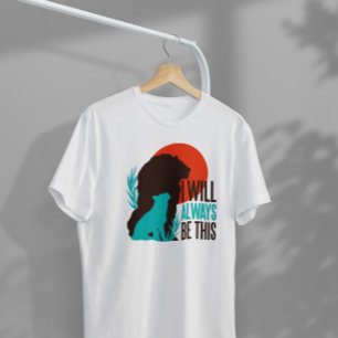 Lion Family Silhouette T-Shirt