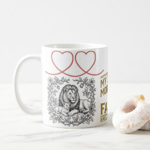 Lion Father & Cub Mug – Father's Day Gift