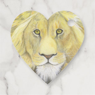 Lion Favour Tags