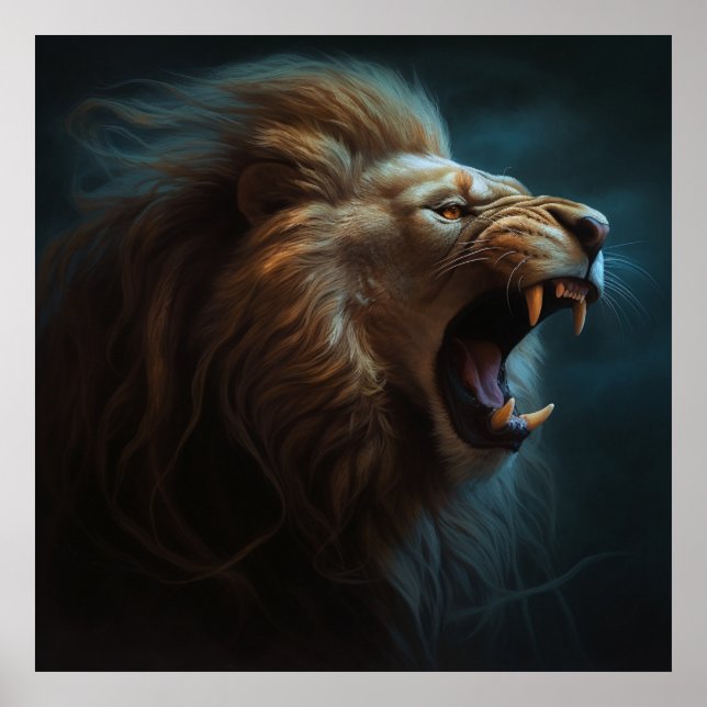 Lion Fire Poster (Front)