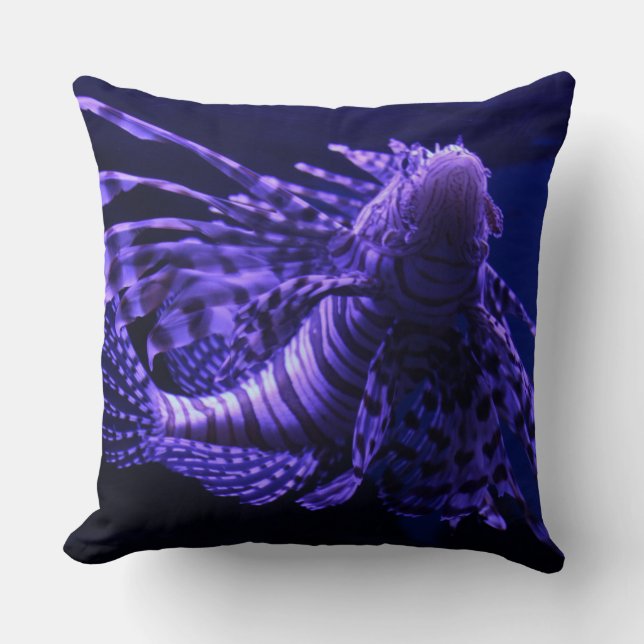 Lion FishThrow Pillow (Front)