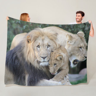 Lion Fleece Blanket