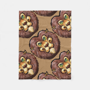 Lion Fleece Blanket