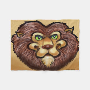 Lion Fleece Blanket