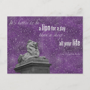 Lion for a Day Postcard