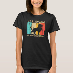 Lion For Men Women Lion Jungle Safari Animal T-Shirt