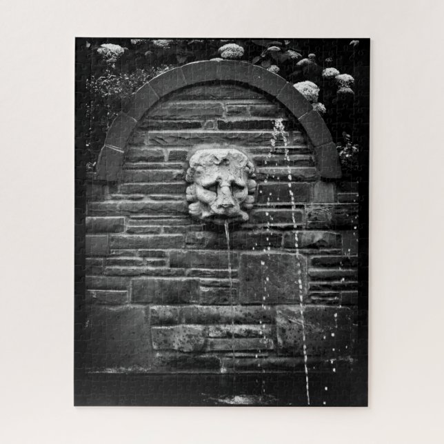 Lion Fountain Jigsaw Puzzle (Vertical)